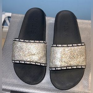 Women’s size 8 PINK slides